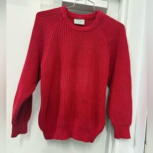 United Colors Of Benetton Vibrant Red Knit Sweater